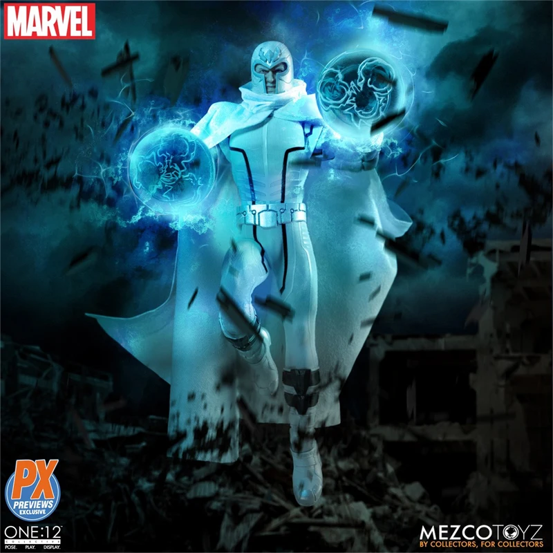 Оригинальная Bandai MARVEL Mezco X мужская Белая магнитная фигурка из ПВХ Коллекционная