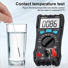 Цифровой мультиметр NCV, 6000 отсчетов, автоматический измеритель переменногопостоянного напряжения, подсветильник ка, большой экран, цифровой мультитестер