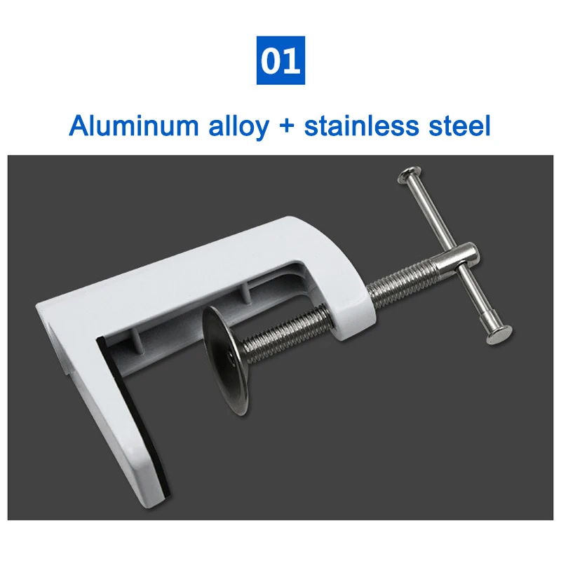 Зажим с фиксированным основанием для шланга из нержавеющей стали настольной