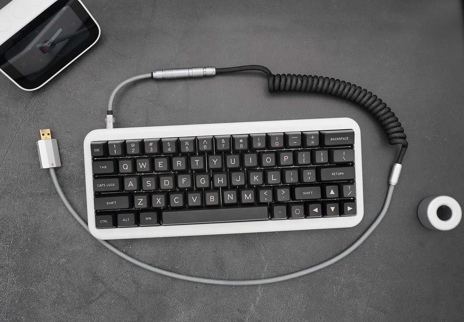 

GeekCable, ручной механический кабель для клавиатуры и передачи данных на заказ, GMK тема, SP ограниченный кабель для клавиатуры, программатор, каб...