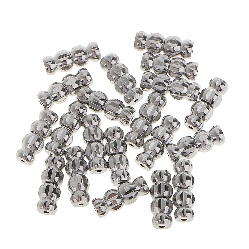 

20pcs 12mm Metal Screw Clasp for Necklace Jewelry Design Repair Supplies