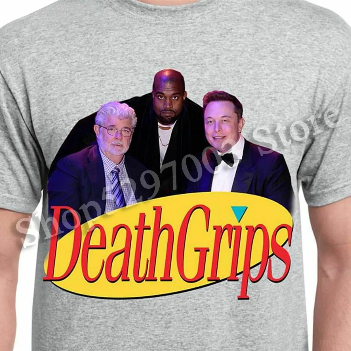 Seinfeld Pf Elon Musk Kanye West Джордж Лукас Death Grips Футболка спортивная новая забавная
