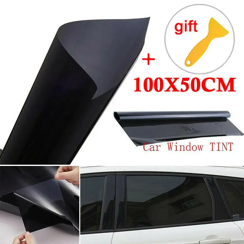

VLT 20% Uncut Roll 39"x20/10ft Feet Auto Window Tint Film Charcoal Solar film Car Glass Insulation film Non-reflective dyed film