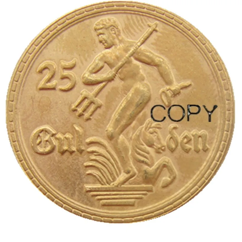 25 польская позолоченная копировальная монета Gulden 1923 |