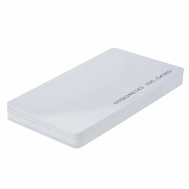 Карта доступа RFID EM4100 Tk4100 125 кГц 0 85 мм для входной двери Бесконтактный 10 шт. чип