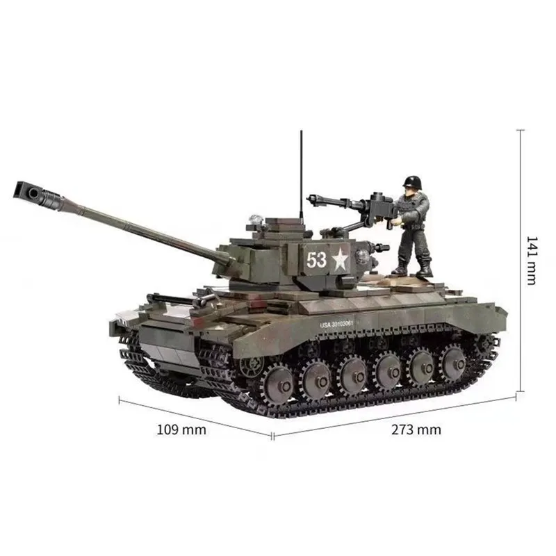 2020 военный армейский Танк оружие бронированные строительные блоки для