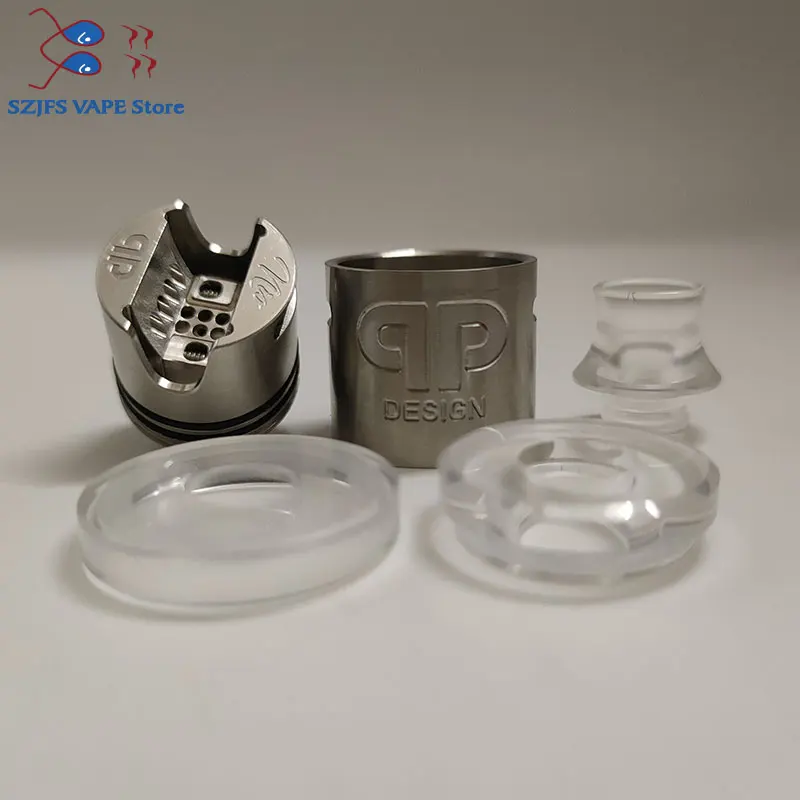 QP дизайн Nio RDA верхний впускной воздушный поток Регулируемая Одиночная катушка 22
