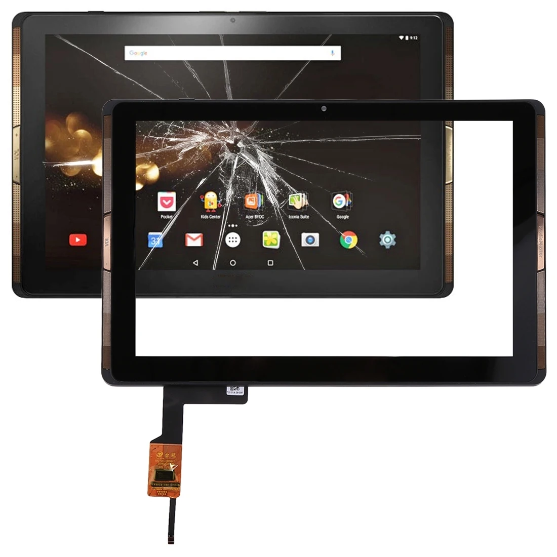 IPartsBuy для Acer Iconia Tab 10 / A3 A40 сенсорный Панель с рамкой|Экраны мобильных телефонов| |