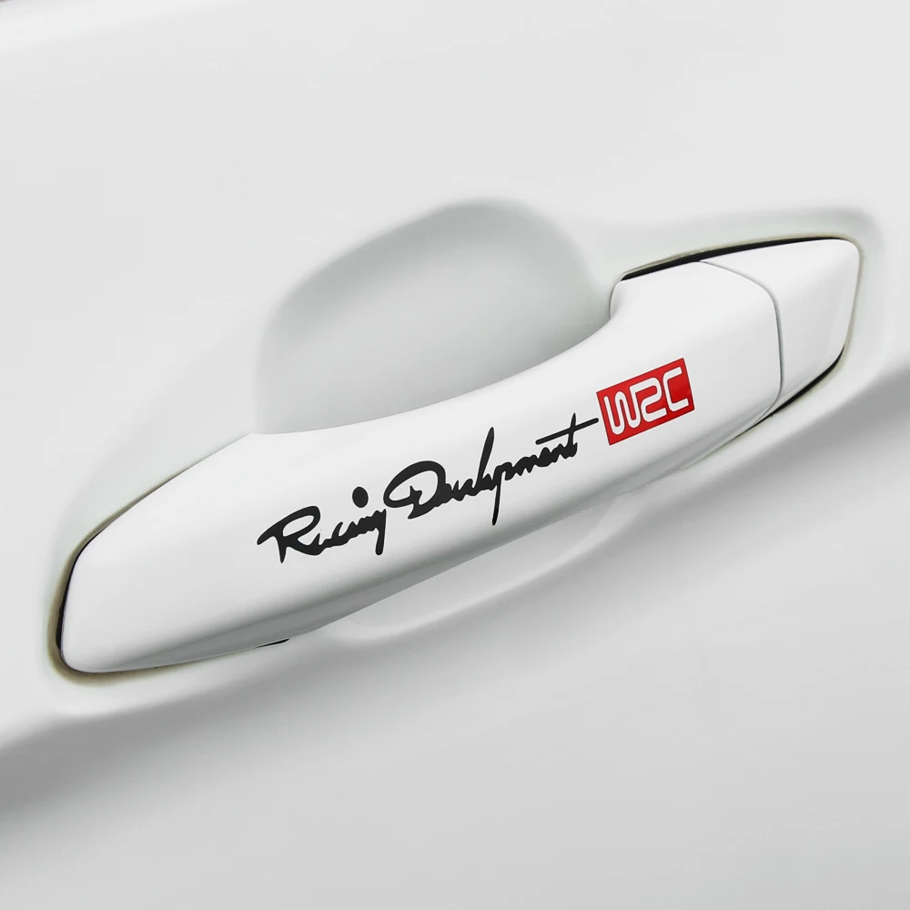 Наклейки на автомобильную ручку WRC ралли гонки полоски автомобильные наклейки