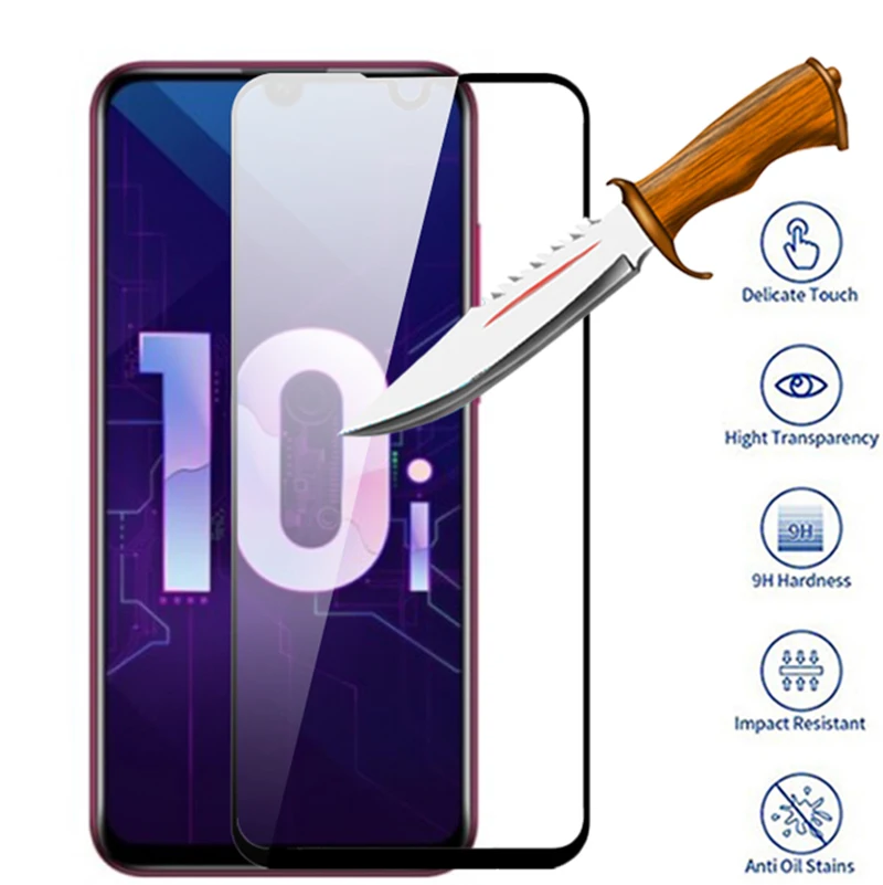 Закаленное 3D стекло для Huawei Honor 10i защитная пленка камеры Защитная экрана Hono 10 Lite 20