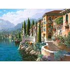 Домашнее украшение, искусство, сделай сам, 5d алмазная живопись, пейзаж, вышивка крестиком из смолы, алмазная вышивка, роспись, украшение