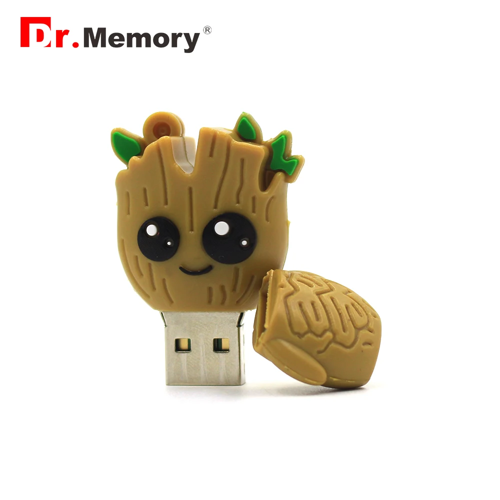 Мультфильм милый 2,0 USB флэш-накопитель Подлинная Емкость 4 ГБ 8 ГБ 16 ГБ 32 ГБ 64 ГБ флешка