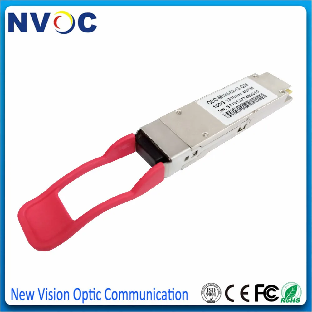 QSFP28-LSER4 100G QSFP28 ER4 40km LC LWDM волоконно-оптический трансивер Дуплексный DOM Модуль -
