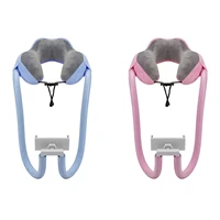 Mobile Phone Holder With Lazy Cushion U-shaped Pillow Nap Pillow Memory Foam Cervical Spine Neck Pillow Tablet Computer Stands