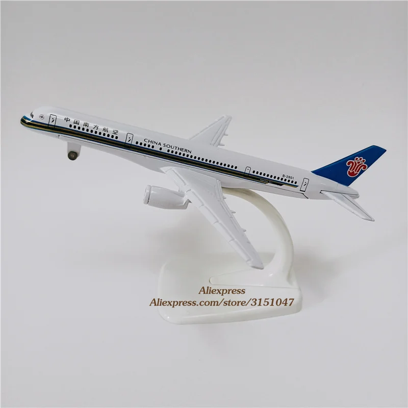 

16cm Alloy Metal Air China Southern Airlines B757 Airplane Model Boeing 757 Airways Plane Model w wheels Landing Gears Aircraft