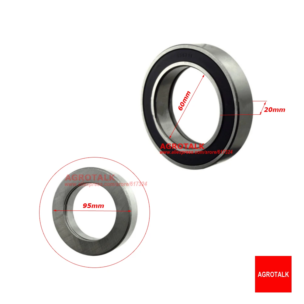 Подшипник Сцепления Для Трактор Foton Lovol FT804-FT824 use, пожалуйста, сначала проверьте размеры, номер детали: 996712