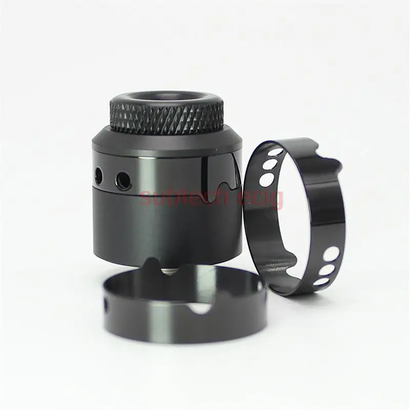 Новейший резервуар Coilturd AN RDA 24 мм 304 SS Одиночная или двойная катушка 2 кольца со