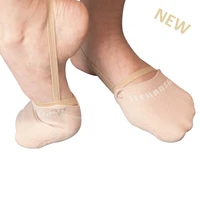 new factory original girls rhythmic gymnastics toe shoes soft half knitted socks art ballroom ginastica elastic dance feet shoes