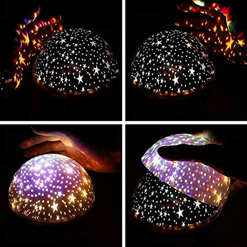 Проектор Galaxy вращающийся светодиодный ночник с изображением звездного неба