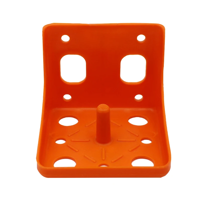 

5PCS Cattle Sheep Licking Brick Box Plastic Red with Holes Feed Salt Brick Thick Type Licking Block Box Farm Animals Feeder Tool