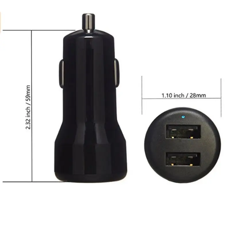 QC3.0 2.4A LED дисплей двойное автомобильное зарядное устройство Usb универсальный