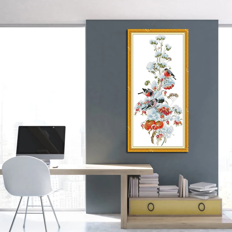 Joy Sunday вышивка крестиком набор Patten зима Сделай Сам 11 и 14CTCross точная печать