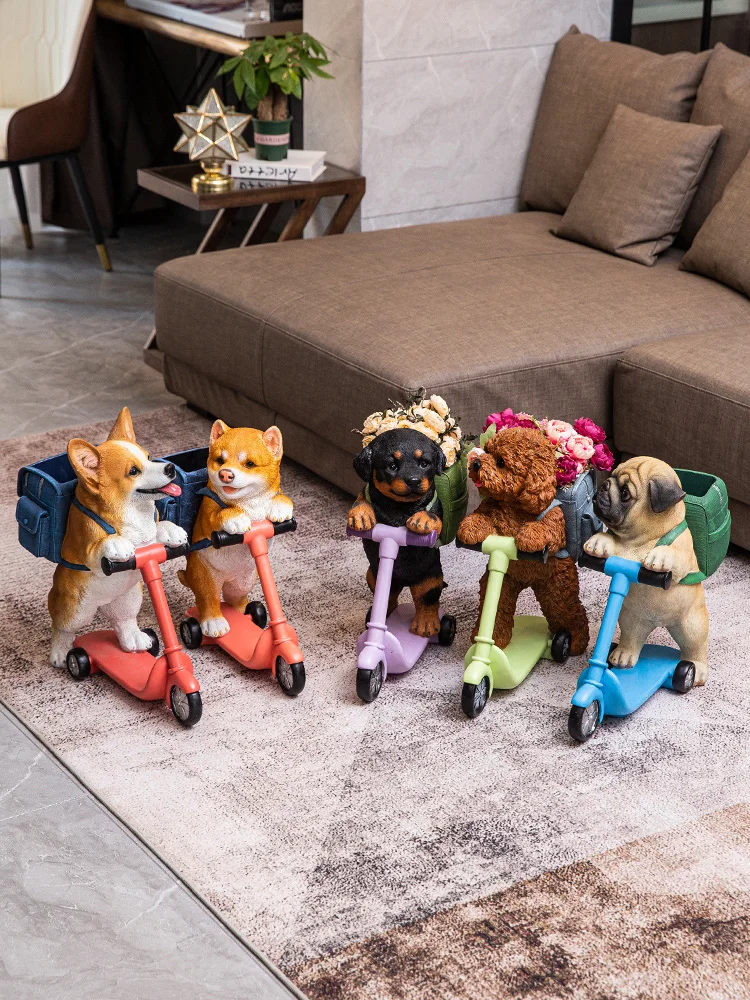 

Home Living Room Decorations Cute Pet Ornaments Can Be Potted and Can Be Stored