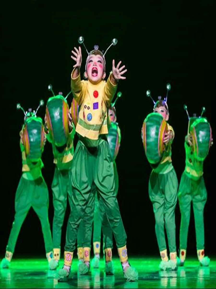 Детский костюм для взрослых с зелеными красными синими улитками одежда косплея