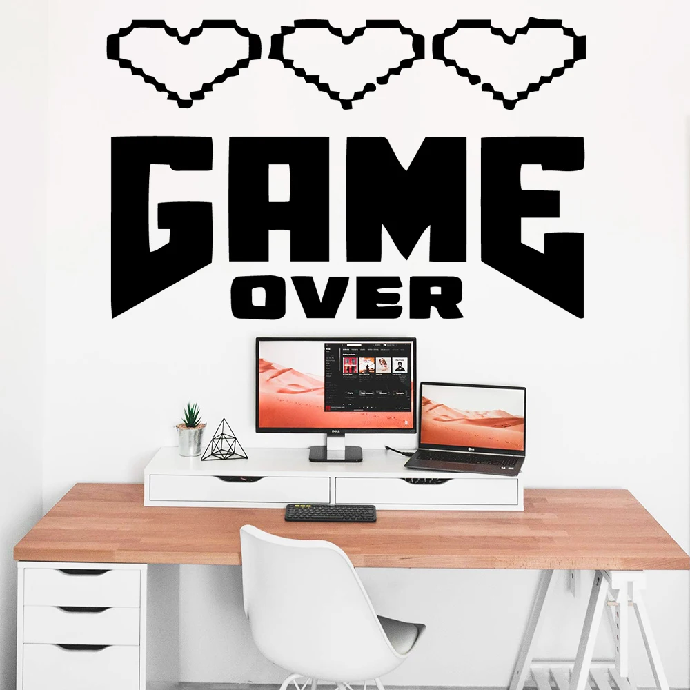 Креативные настенные наклейки Игра над семьей роспись искусство домашний декор