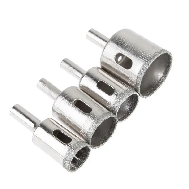 10 Pcs Diamond Drill Bit Set 10 Different Sizes 6Mm To 30Mm Diamond Tools Hole Saw Suitable For Drilling Holes In Glass& Marble