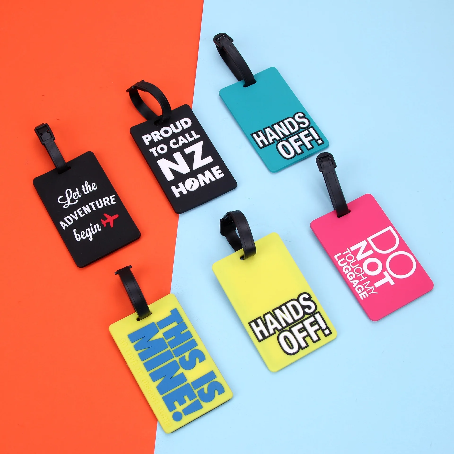 Пользовательские экологические 3D мультфильм багажная бирка с логотипом из