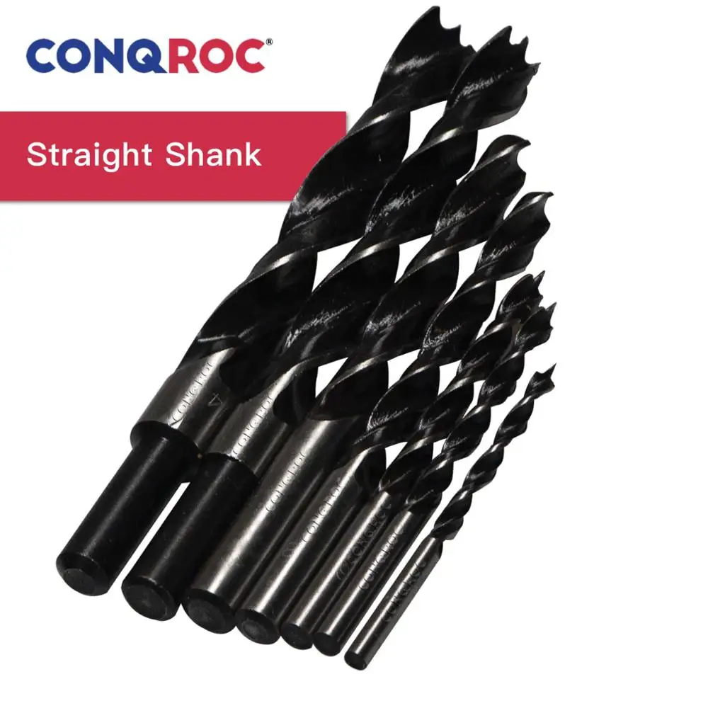 Набор сверл комплект из 7 насадок высокоуглеродистой стали 4 мм 5 6 8 10 12 14 мм|Сверла|