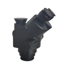 Бесплатная доставка, пластиковый Тринокулярный зум 7X-45X, промышленный стереомикроскоп, головка камеры, объектив для фотографий