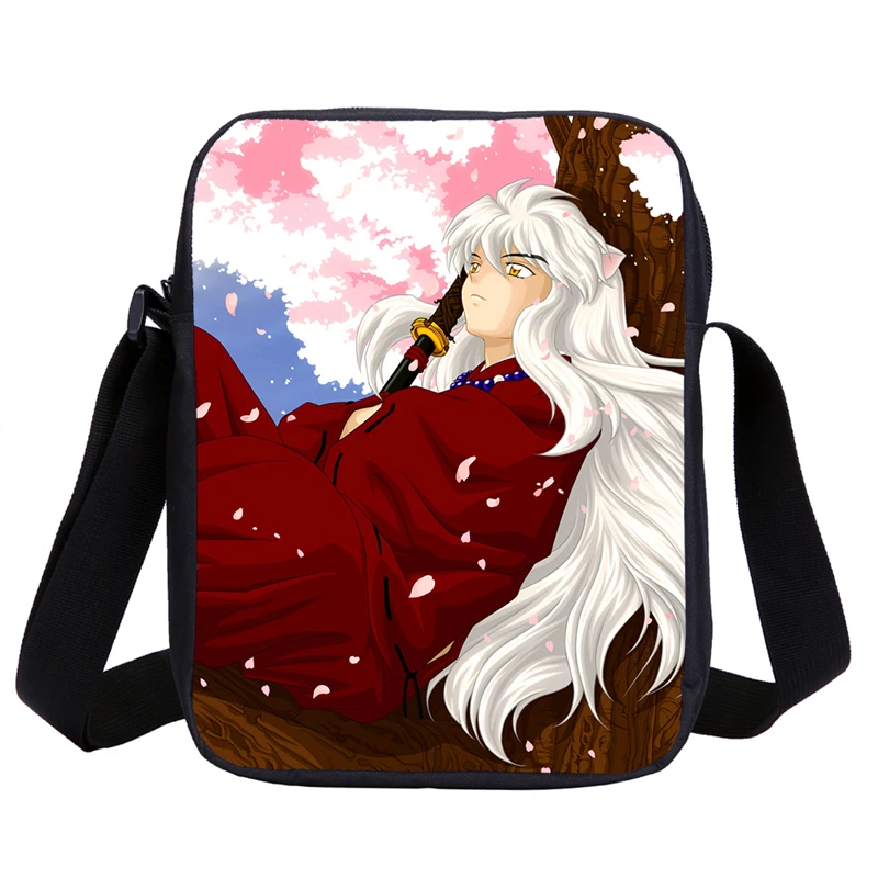 Японские сумки с мультяшным принтом женские через плечо новинка Inuyasha для девочек