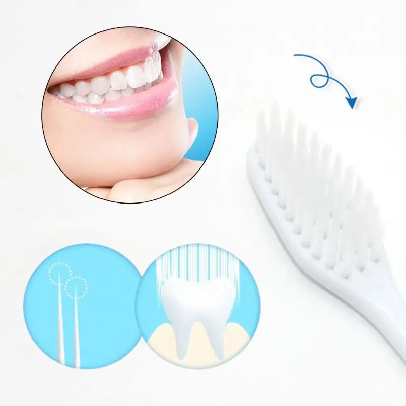 

6PCS Toothbrush Portable Travel Camping Outdoor Tooth Brush Soft Toothbrush