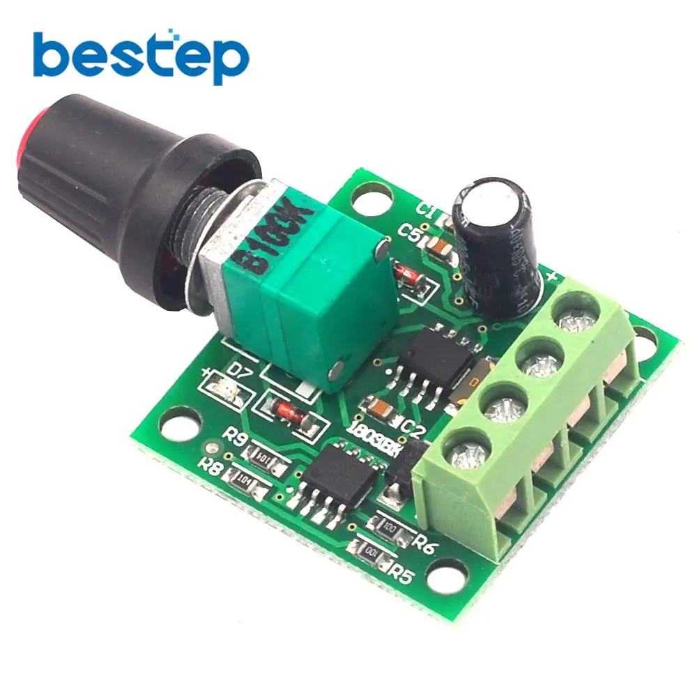 Регулятор скорости двигателя 2А ШИМ-контроллер регулировки 1803BK +