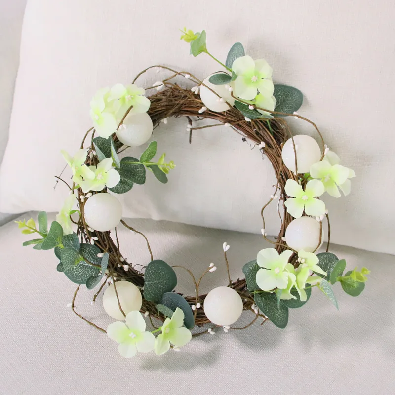 

New home simulation plant garland Christmas arrangement Tao wall hanging Christmas Wreath Christmas ornament