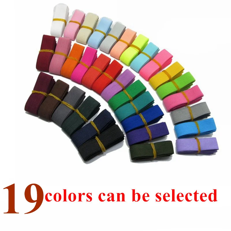 5 метров 20 мм Красочные спандекс нейлон высокого Эластичная лента тесьма для