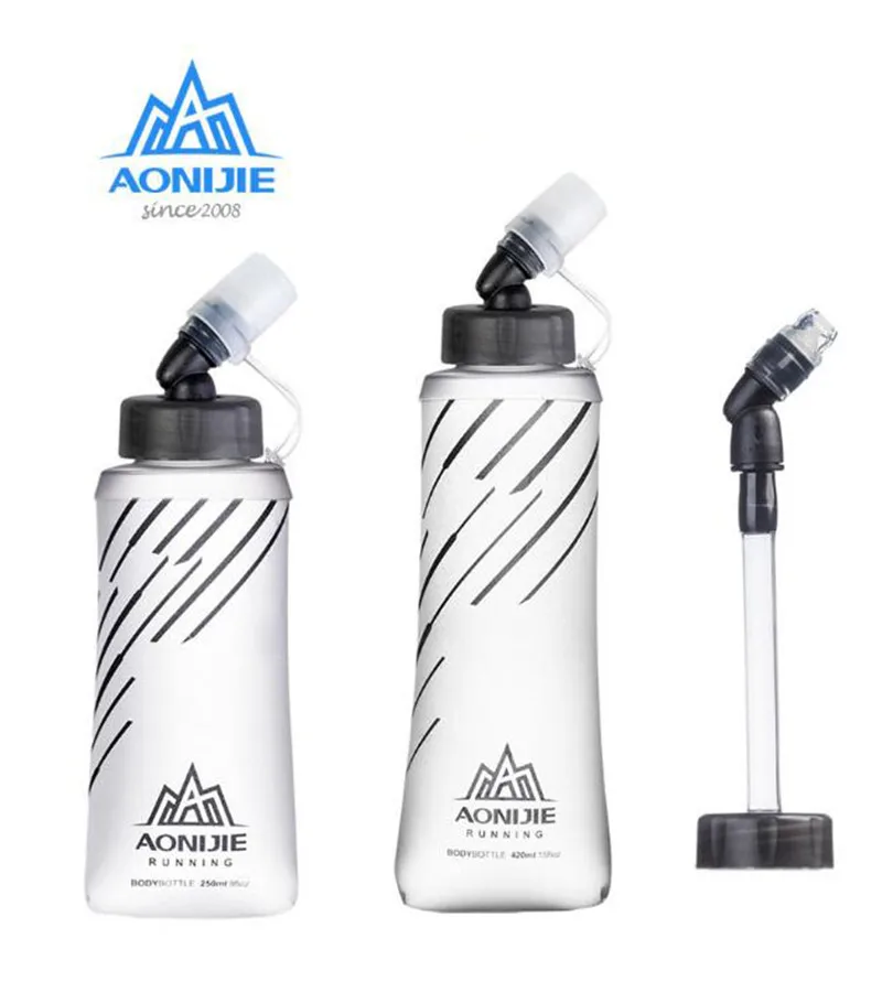 AONIJIE BPA бесплатная бутылка для воды складная мягкая фляжка гидратация водный