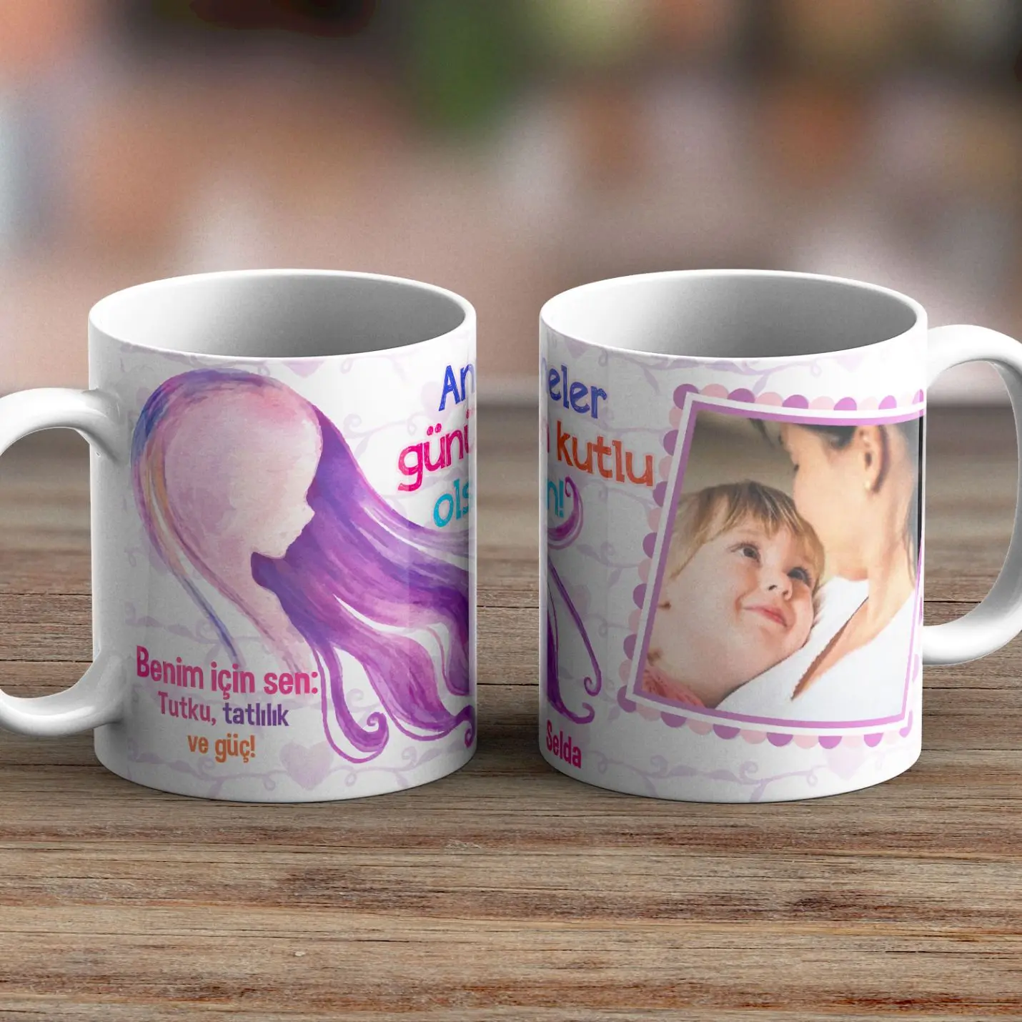 

Personalized Photo Mother Themed White Kupa-62