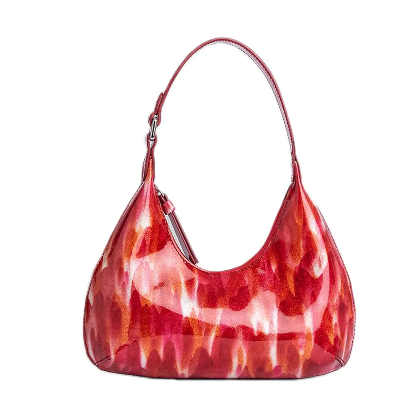 

Bag women 2020 new fashion European beauty bag niche design women's bag shoulder bag simple fashion printed shell handbag