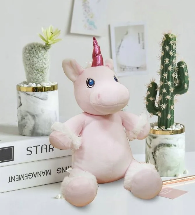 

30cm Lovely Pink Unicorn Cute stuffed animal Soft Plush Toys Girls Toy Unicorn Birthday Gift Decoration unicorn toy doll
