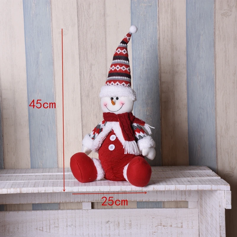 Snowman SDZS249 Фигурки Санта-Клауса, куклы, рождественские украшения для дома, рождественские украшения, рождественские украшения для сада, год - Цвет: Snowman SDZS249