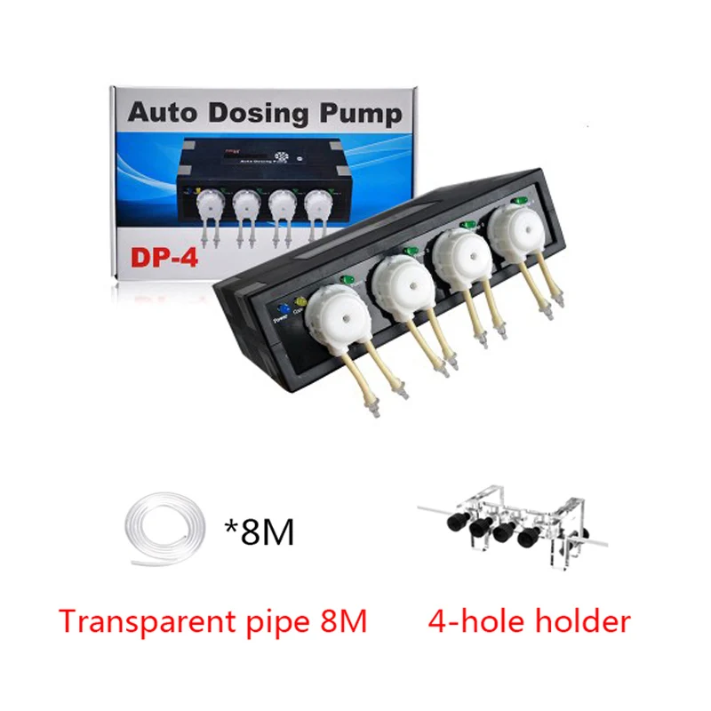 JEBAO DP2 DP3 DP4 DOSER2.4 DOSER3.4 коралловый Цилиндр автоматический титровальный насос перистальтический насос автоматическое дозирование добавленного времени насоса - Цвет: DP-4 Accessories