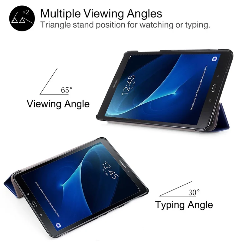 slim case for samsung galaxy tab a 10 1 2016sm t580 t585 magnetic funda tablet a6 10 1 2018 cover free global shipping