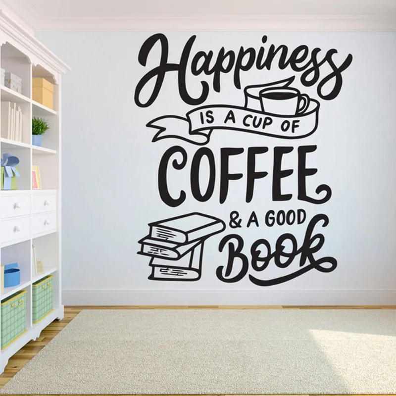 Наклейки на стену Счастливая книжка виниловые наклейки для детей спальни чтения