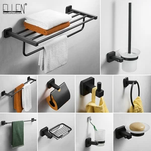 Аксессуары для ванной комнаты из нержавеющей стали SUS 304 EL8900B, черный цвет