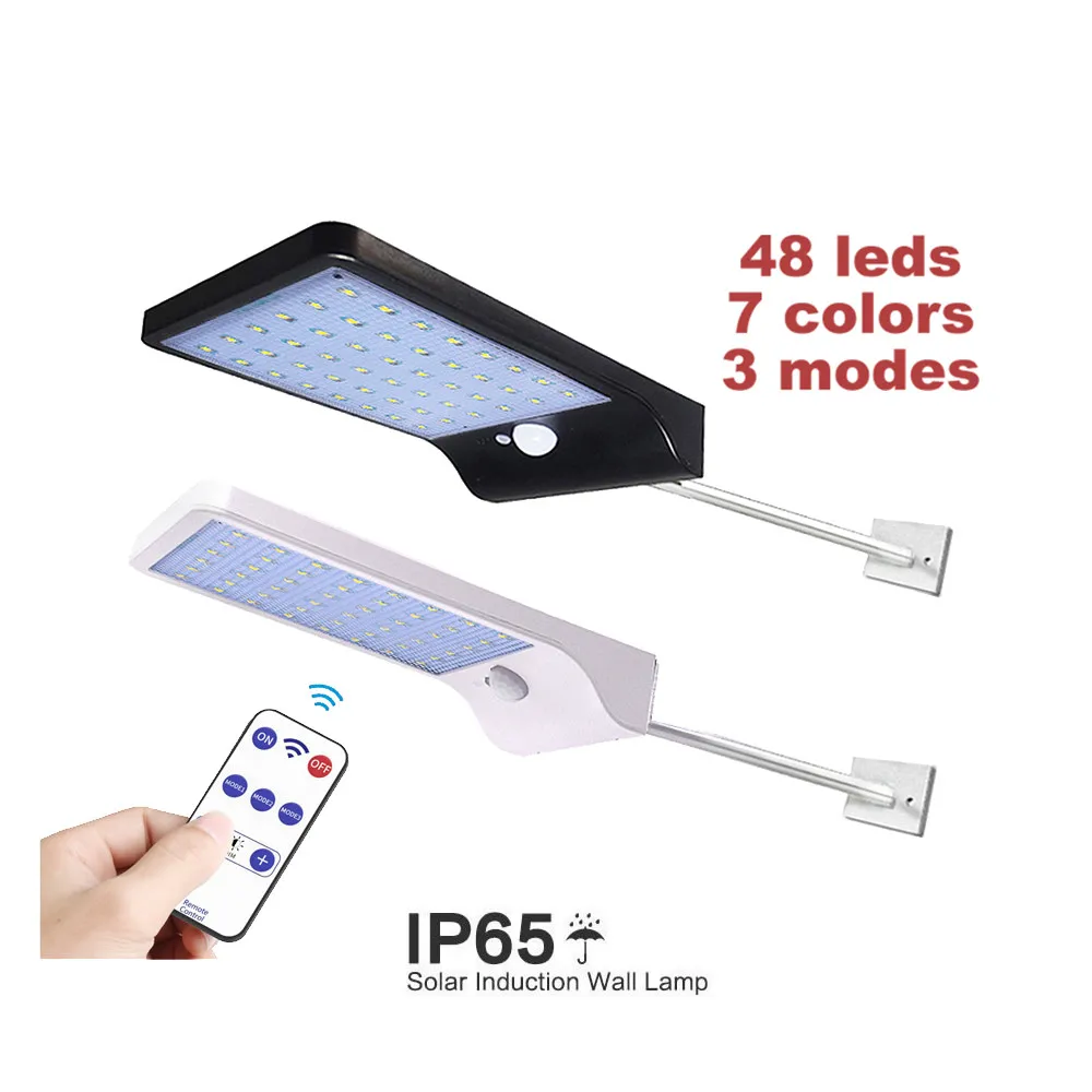 Высокая мощность Luz Солнечный 48 Светодиодный s Водонепроницаемый IP65 Открытый