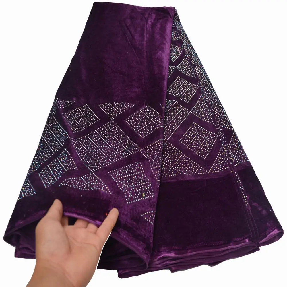 

African Velvet Lace Fabric 2020 High Quality Lace Nigerian Tulle Lace Fabrics Bride French Net Lace Fabric Sewing FN033