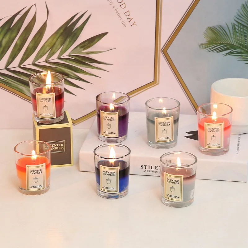 

1pcs Scented candle girls peace of mind sleep in the bedroom ins home with romantic soy wax incense birthday gift fragrance